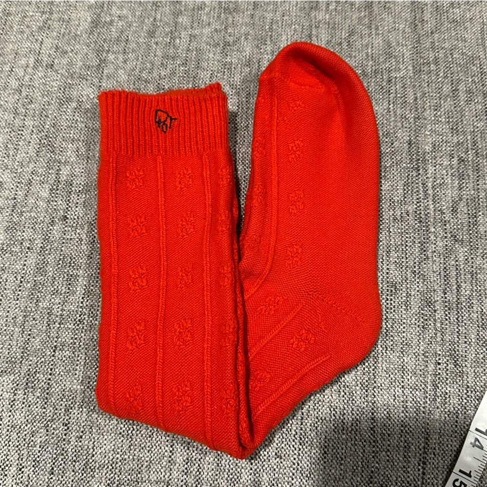 Dior Bold Red Women's Casual Socks
